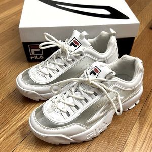 Fila women’s Sneakers Clear / see through / Disruptor II Clear size 8